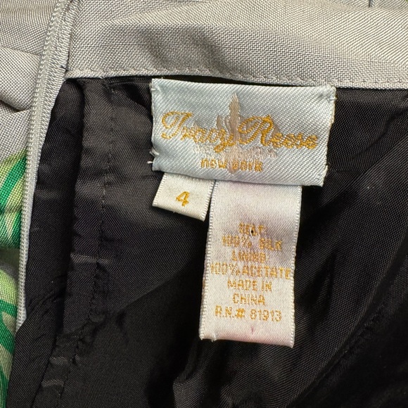 Tracy Reese Strapless Silk Floral Dress - Picture 6 of 6